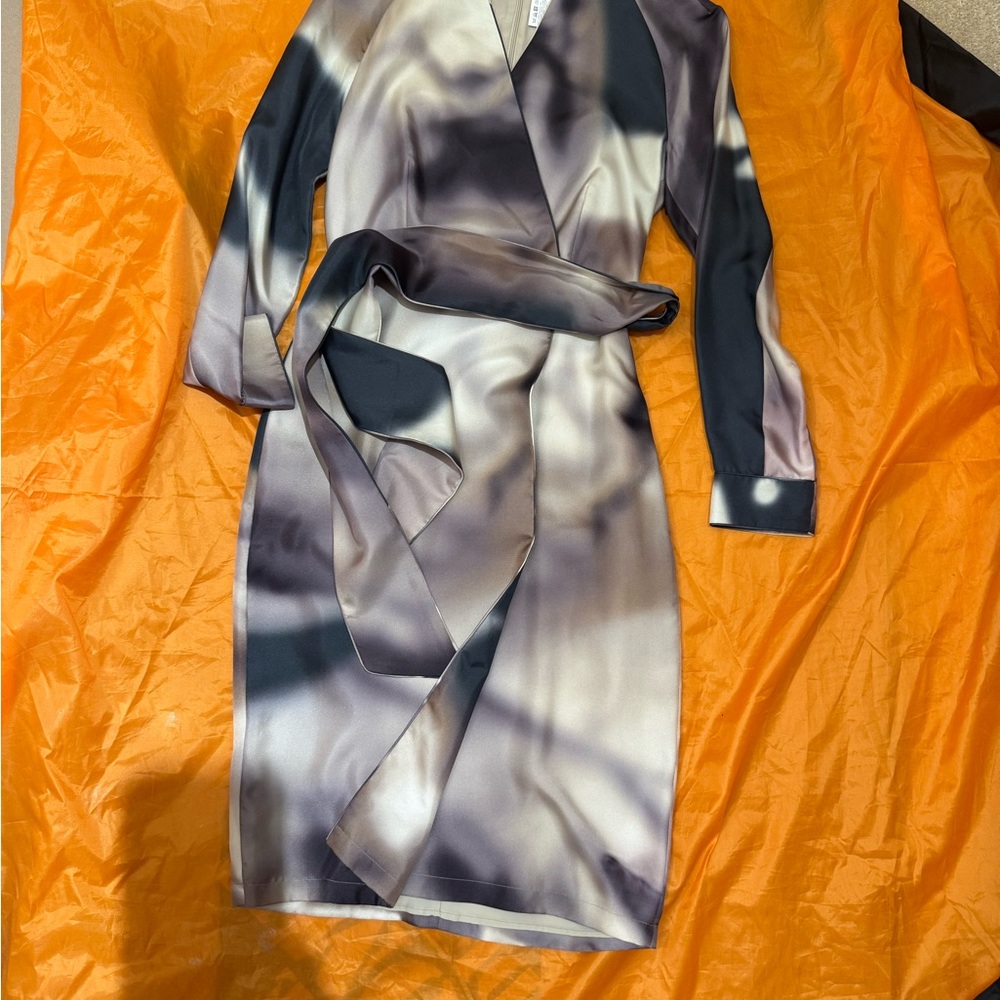 Max Mara Elegant Multicolor Wrap Dress Xs